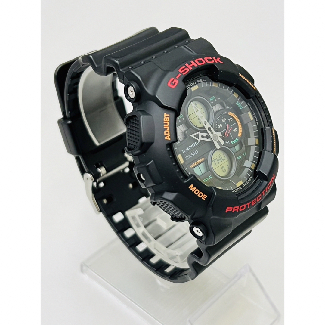 G-SHOCK(ジーショック)のカシオ G-SHOCK 腕時計 ブラック レッド GA-140-1A4JF メンズの時計(腕時計(アナログ))の商品写真