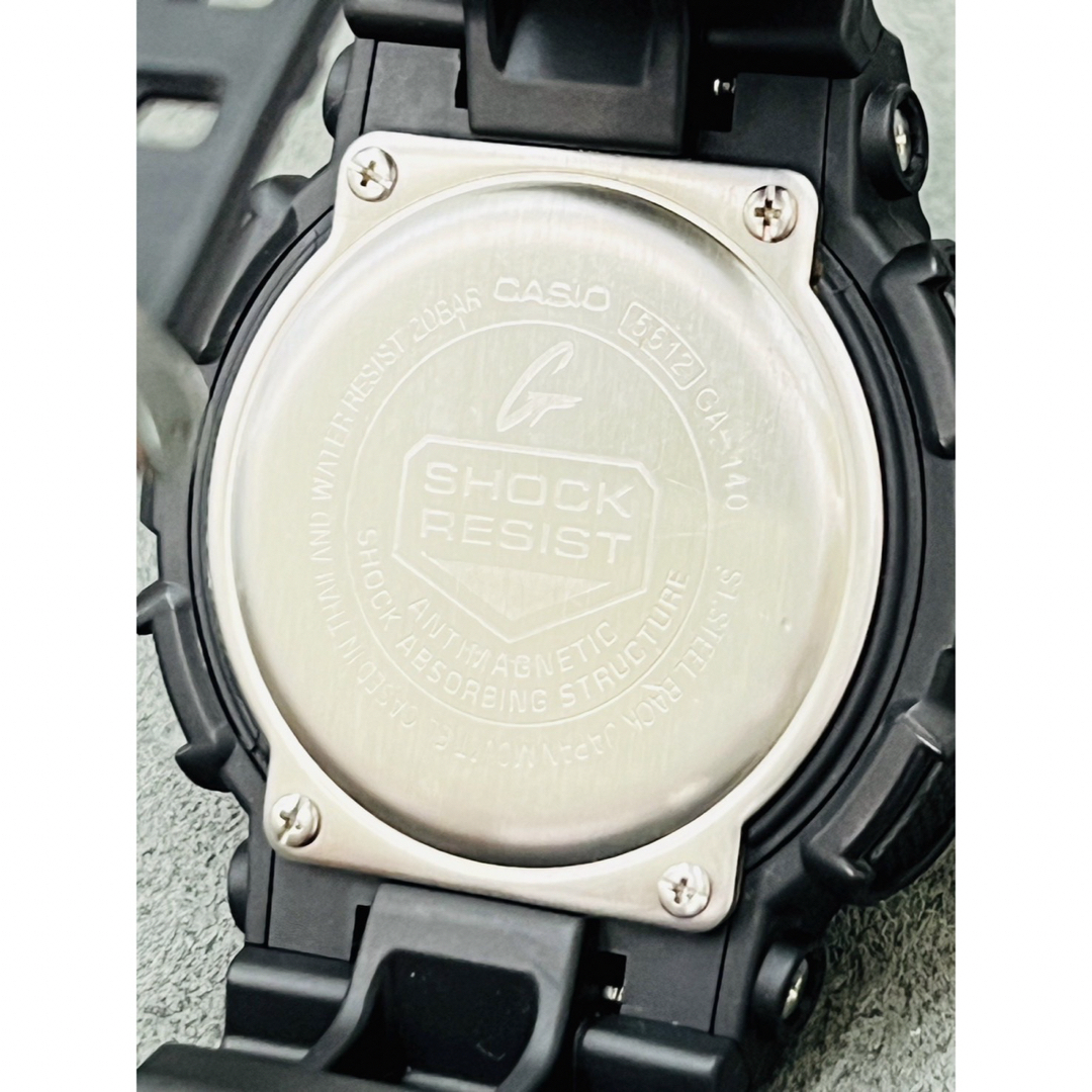 G-SHOCK(ジーショック)のカシオ G-SHOCK 腕時計 ブラック レッド GA-140-1A4JF メンズの時計(腕時計(アナログ))の商品写真