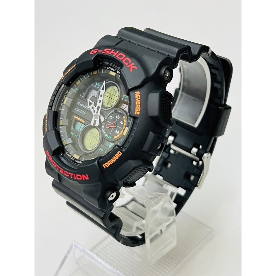 G-SHOCK(ジーショック)のカシオ G-SHOCK 腕時計 ブラック レッド GA-140-1A4JF メンズの時計(腕時計(アナログ))の商品写真