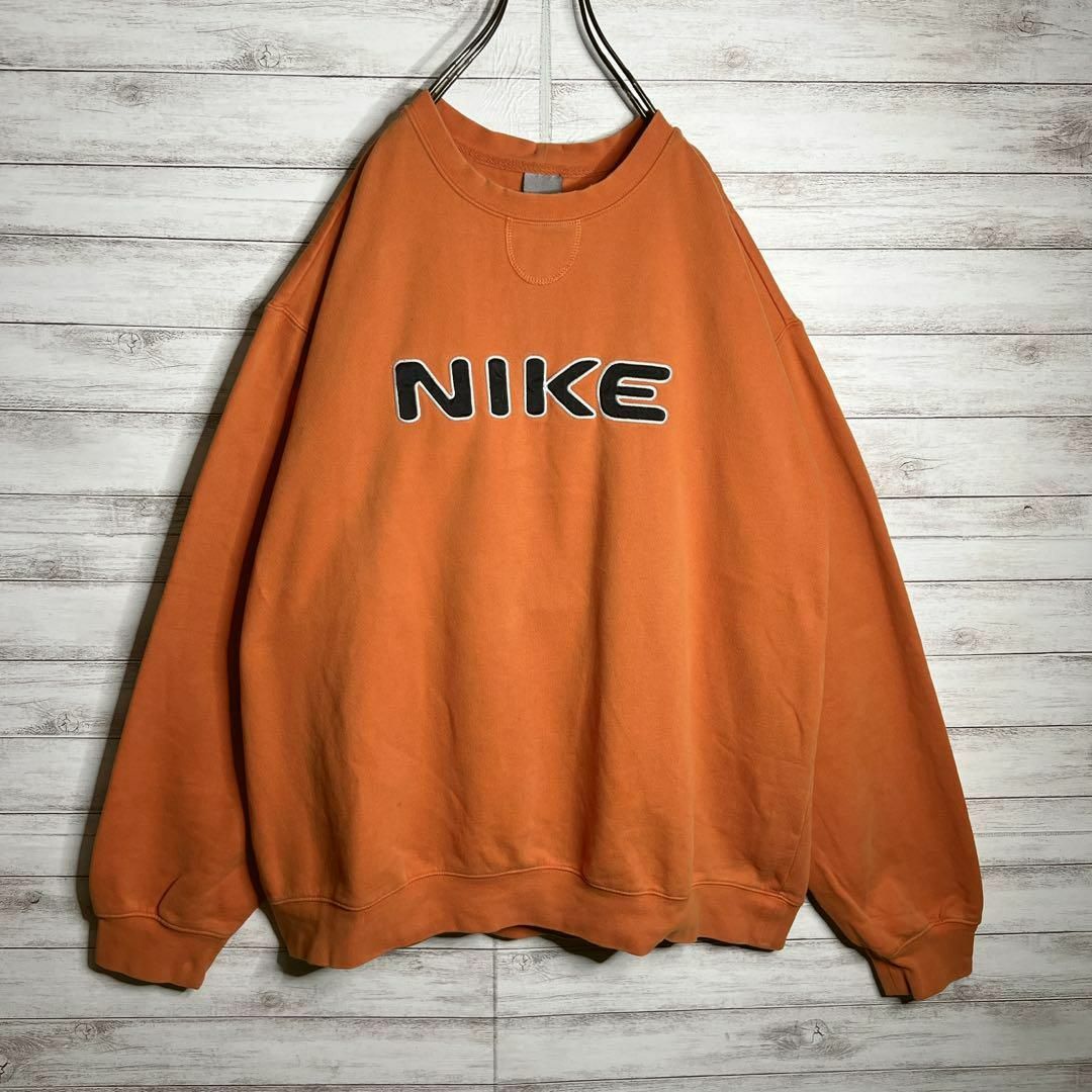 NIKE(ナイキ)の【入手困難!!】ナイキ ✈︎刺繍 ゆるだぼ 裏起毛 肉厚 トレーナー 重ね着 メンズのトップス(スウェット)の商品写真