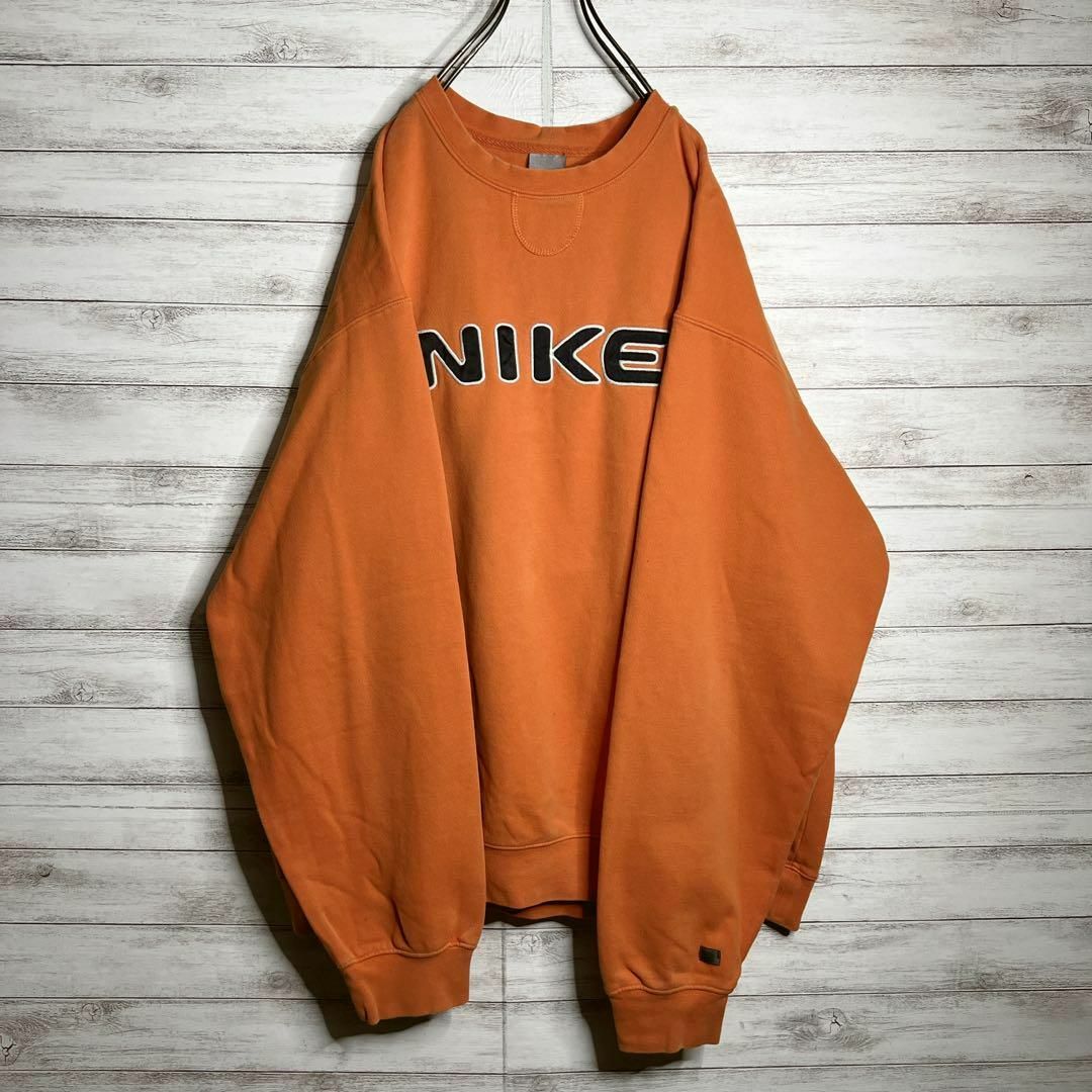 NIKE(ナイキ)の【入手困難!!】ナイキ ✈︎刺繍 ゆるだぼ 裏起毛 肉厚 トレーナー 重ね着 メンズのトップス(スウェット)の商品写真