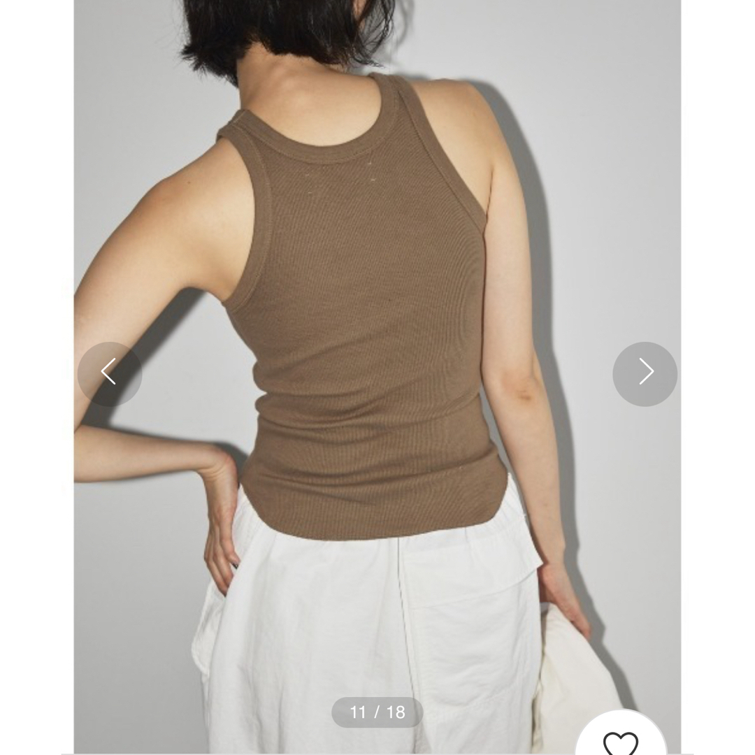 TODAYFUL(トゥデイフル)のTODAYFUL Cupin Rib Tanktop レディースのトップス(タンクトップ)の商品写真