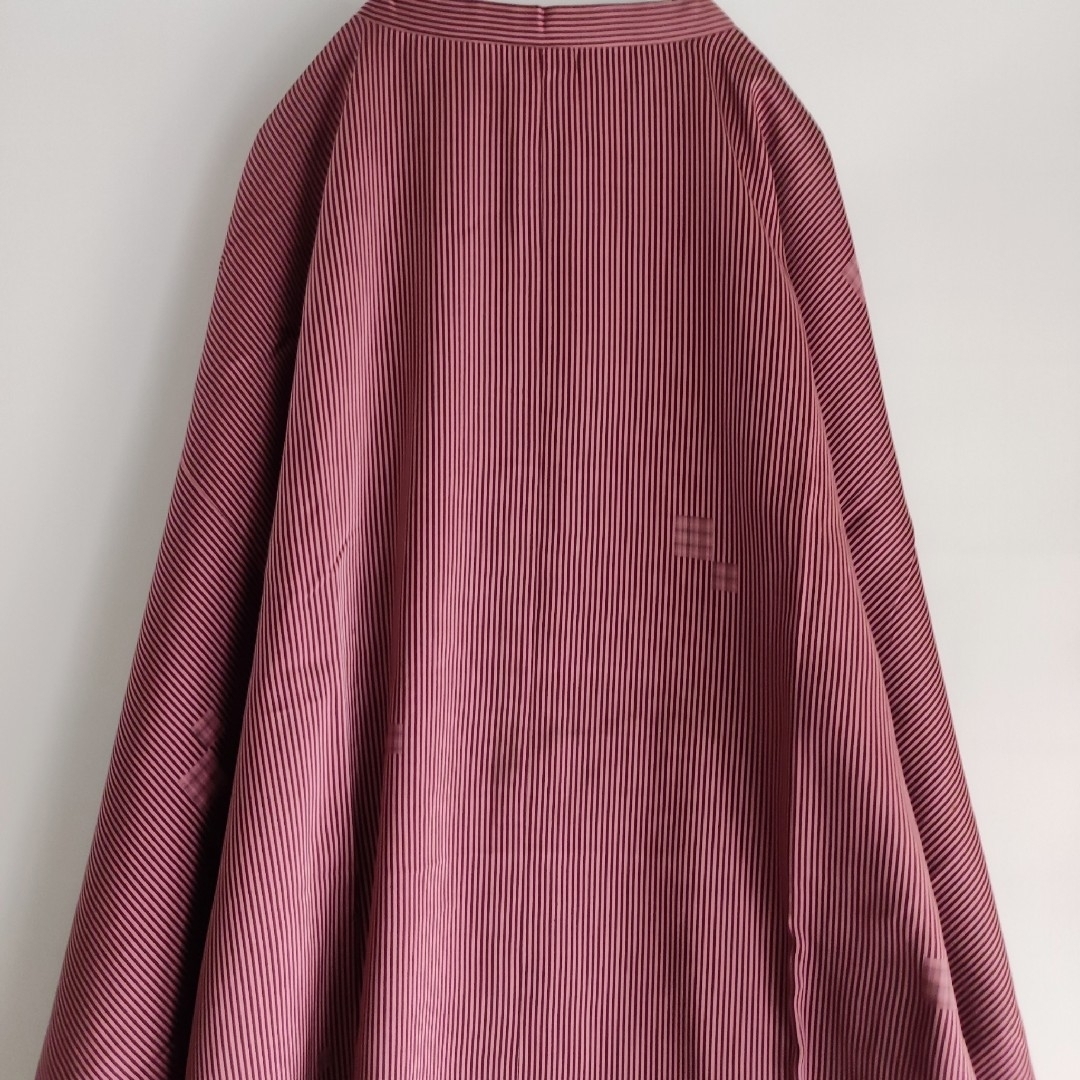 Lochie(ロキエ)のヴィンテージ 雨コート モダンストライプ♪アンティーク 羽織 和装コート レディースの水着/浴衣(着物)の商品写真