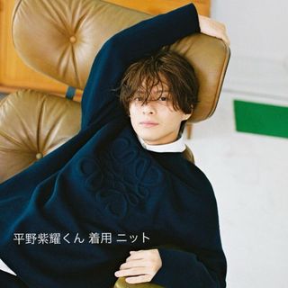 LOEWE - Loewe ロエベニット トップス 平野紫耀着用 アナグラム LOEWE - Loewe ロエベニット トップス 平野紫耀着用 アナグラム