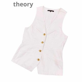 theory - theory セオリー　ジレ　ノースリーブ　ジャケット　ベスト　サマージャケット