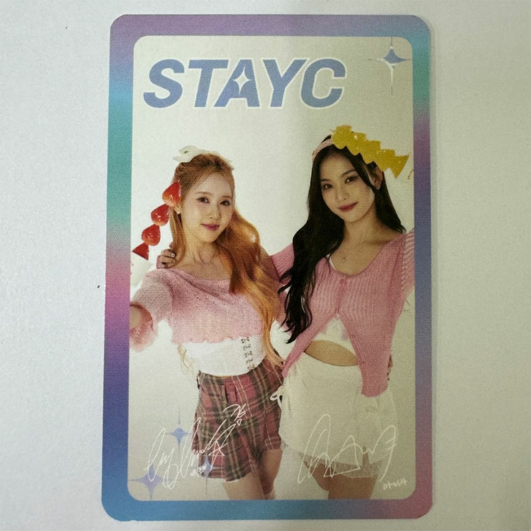 STAYC トレカ SIEUN ISA ユニット 非売品 韓国 限定 エンタメ/ホビーのCD(K-POP/アジア)の商品写真