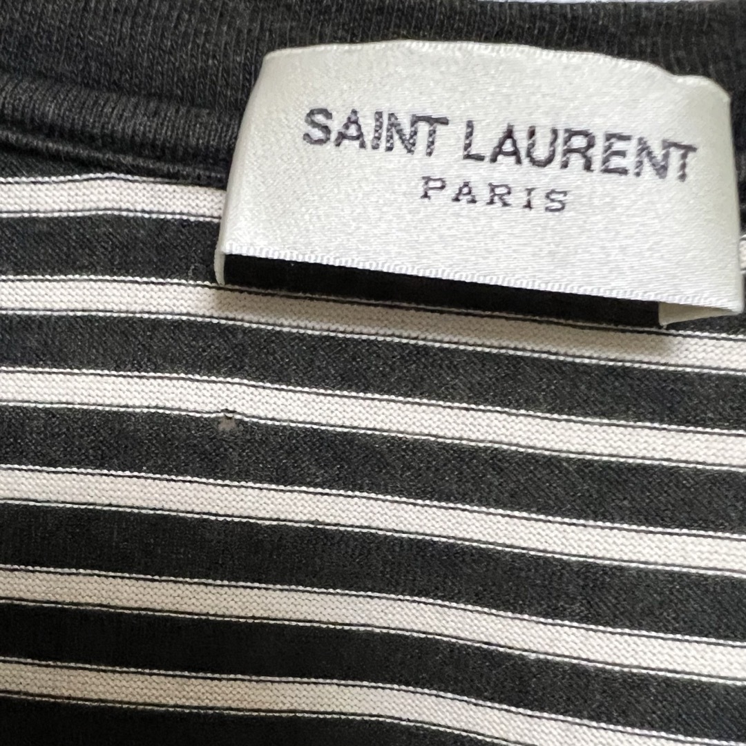 Saint Laurent(サンローラン)のサンローラン　ボーダーTシャツ メンズのトップス(Tシャツ/カットソー(半袖/袖なし))の商品写真