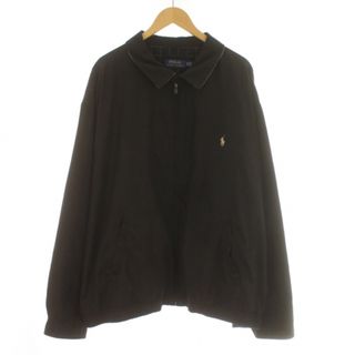 ポロラルフローレン(POLO RALPH LAUREN)のPOLO RALPH LAUREN スウィングトップ ブルゾン 4XB 黒(ブルゾン)