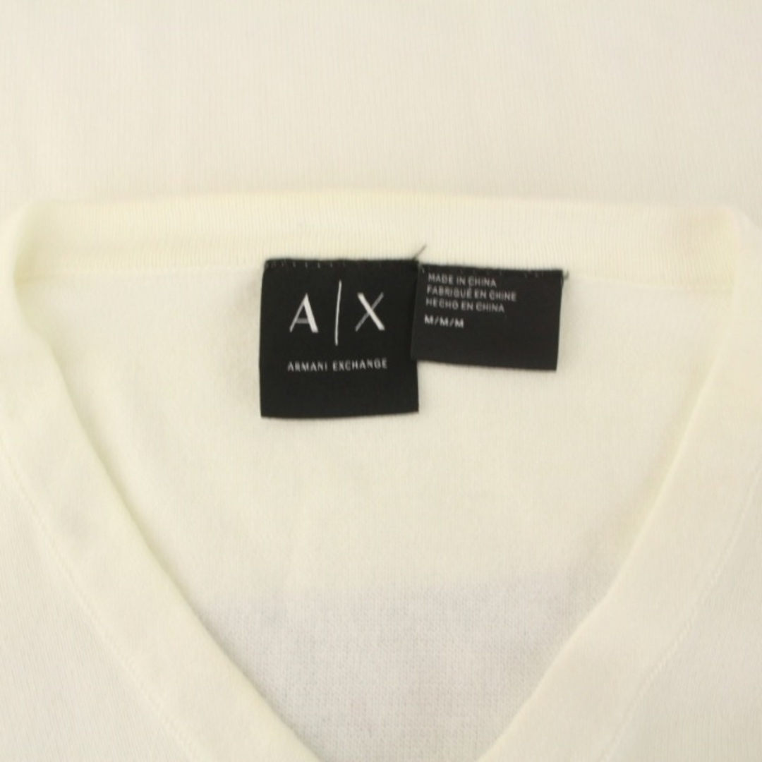 ARMANI EXCHANGE(アルマーニエクスチェンジ)のA/X ARMANI EXCHANGE ニット セーター ライン Vネック M メンズのトップス(ニット/セーター)の商品写真