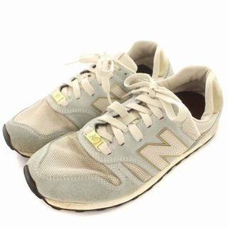 ニューバランス(New Balance)のニューバランス 373 スニーカー WL373MT2 スエード 24.5 水色(スニーカー)