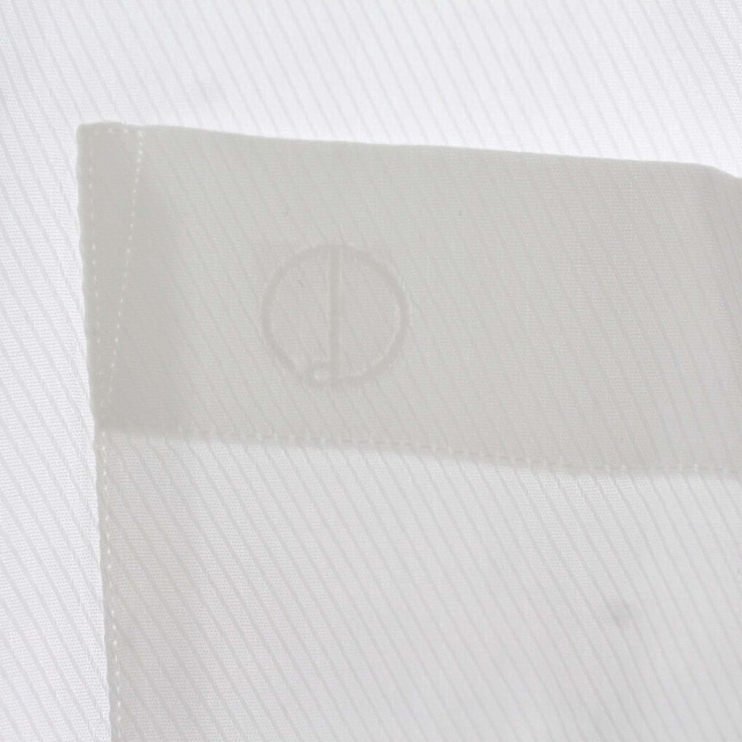Dunhill(ダンヒル)のダンヒル オーダーメイド ワイシャツ カフス 斜めストライプ 長袖 シャツ 白 メンズのトップス(シャツ)の商品写真
