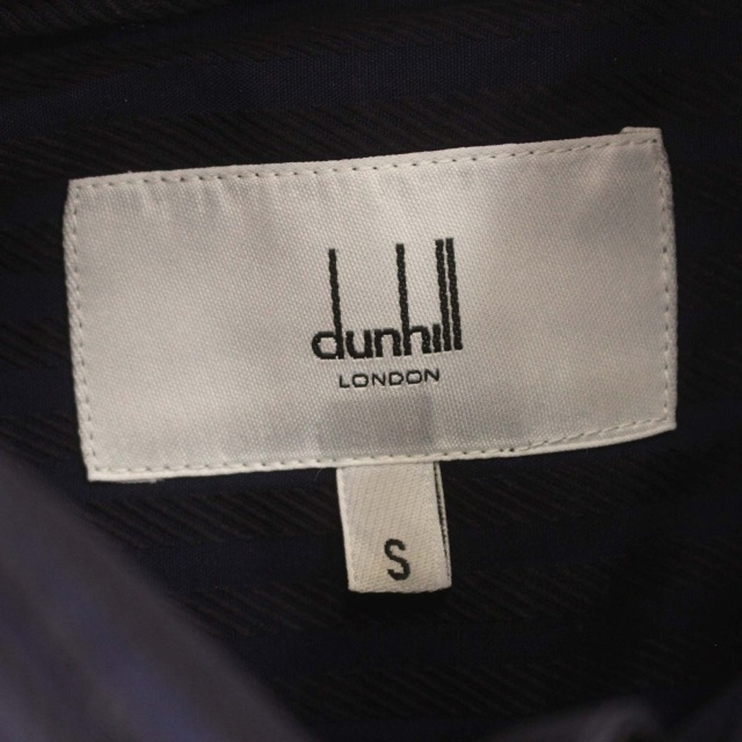 Dunhill(ダンヒル)のダンヒル dunhill シャツ ストライプ 長袖 S ネイビー 黒 メンズのトップス(シャツ)の商品写真