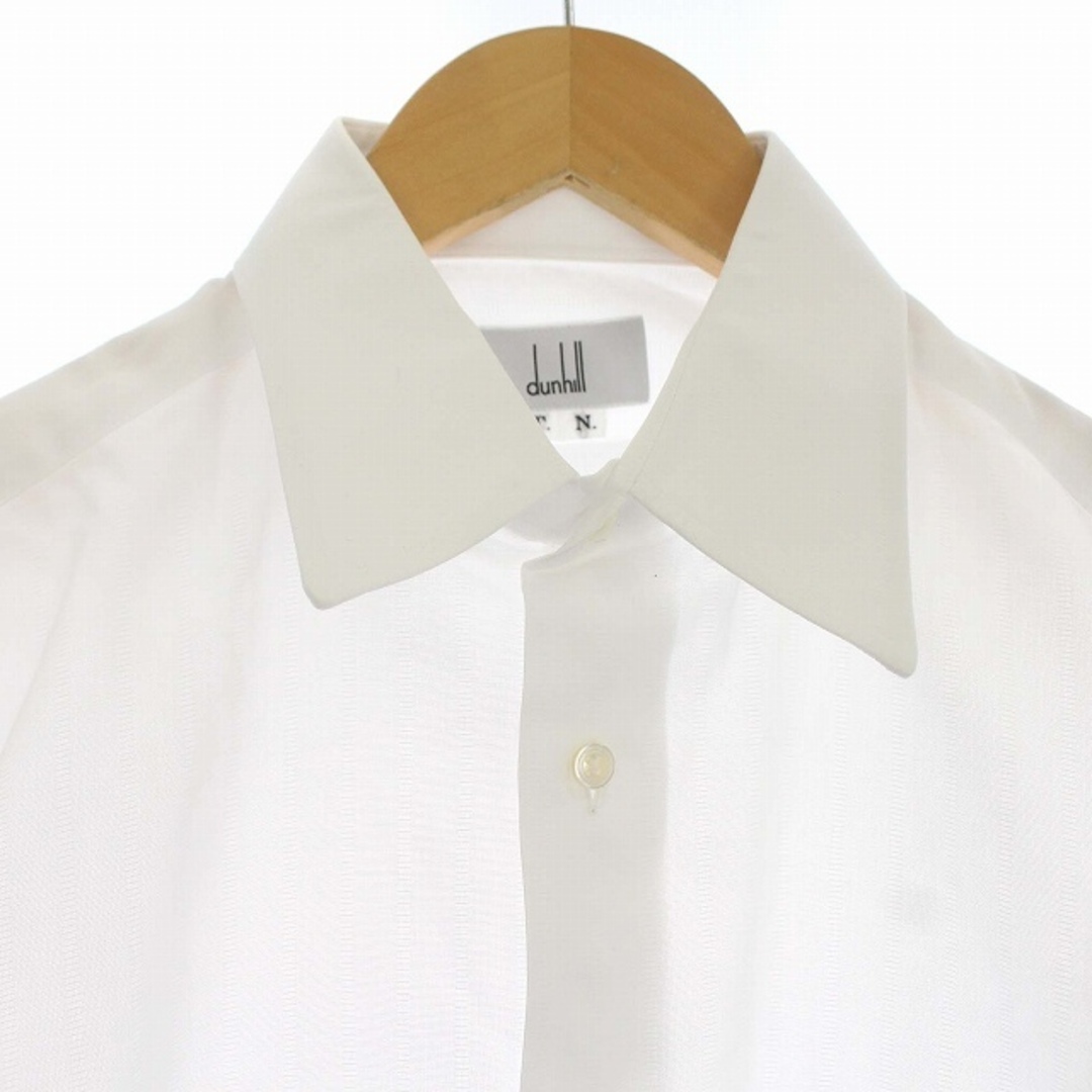 Dunhill(ダンヒル)のダンヒル オーダーメイド ワイシャツ ストライプ 長袖 シャツ 白 メンズのトップス(シャツ)の商品写真