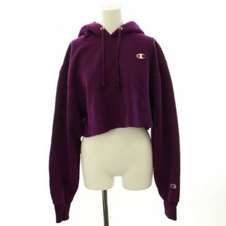 Champion - チャンピオン REVERSE WEAVE パーカー ショート プルオーバー 紫