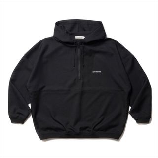 クーティー(COOTIE)のCOOTIE Polyester Twill Half Zip Hoodie(パーカー)