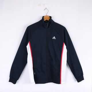 アディダス(adidas)のアディダス ジップアップジャージ クライマ365 スポーツウエア メンズ Sサイズ 濃紺×白×赤 adidas(ジャージ)