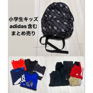 アディダス(adidas)の未使用品あり 小学生キッズ 洋服 バック まとめ売り(Tシャツ/カットソー)