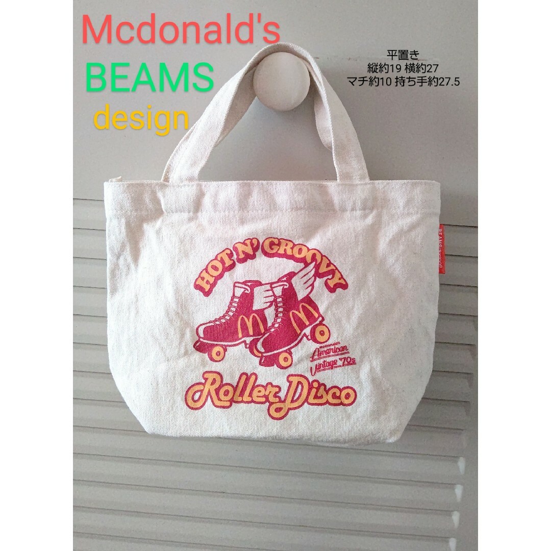 BEAMS(ビームス)のBEAMS design Mcdonald's キャンバス ミニトートバッグ レディースのバッグ(トートバッグ)の商品写真