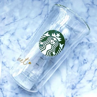 スターバックスコーヒー(Starbucks Coffee)のSTARBUCKS バレンタイン2023 耐熱ダブルウォールグラス 355ml(グラス/カップ)