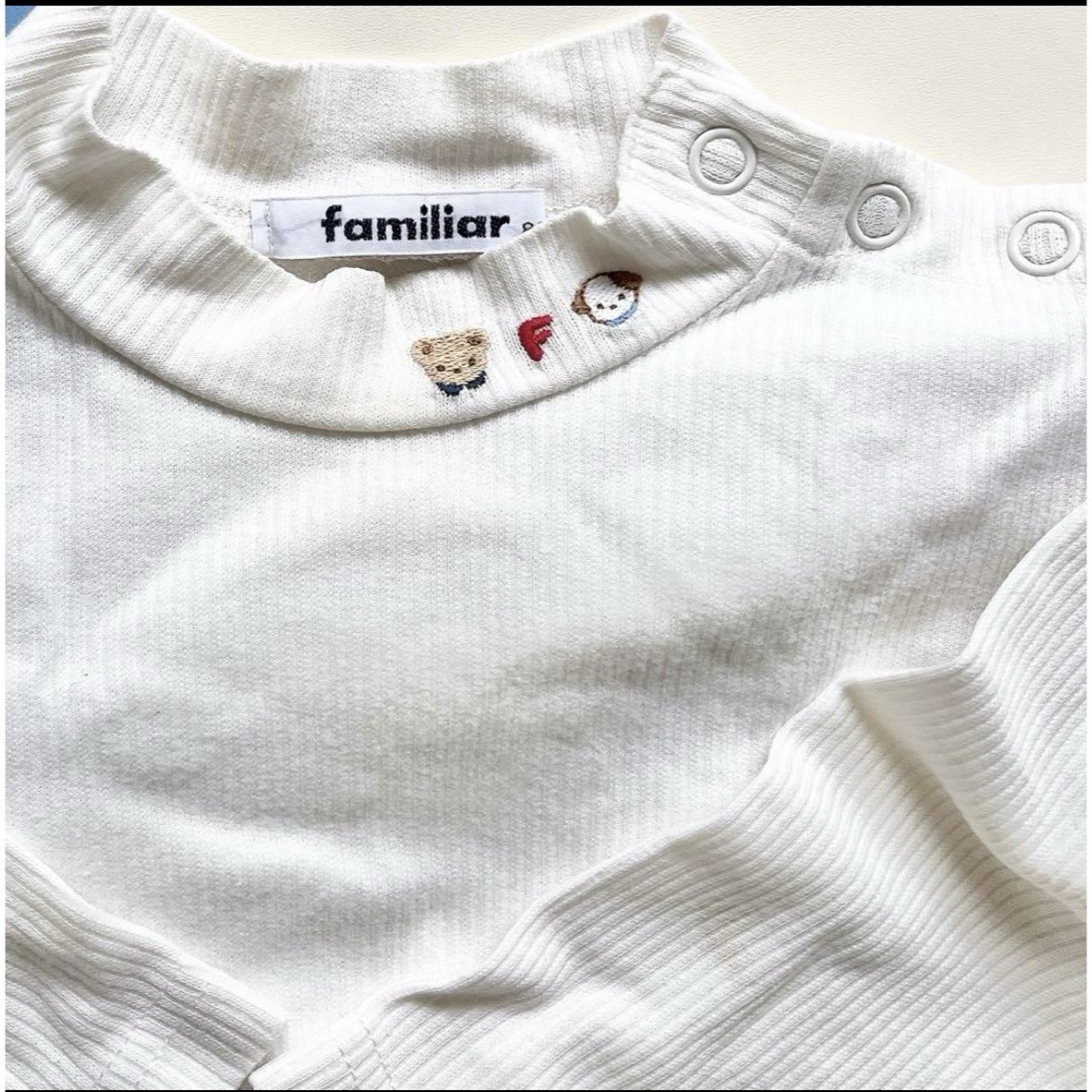 familiar(ファミリア)のファミリア 80 90 2点セット キッズ/ベビー/マタニティのベビー服(~85cm)(Ｔシャツ)の商品写真