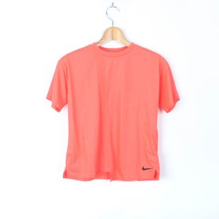 ナイキ(NIKE)のナイキ 半袖Tシャツ ドライフィット ランニングウエア レディース Sサイズ オレンジ NIKE(Tシャツ(半袖/袖なし))