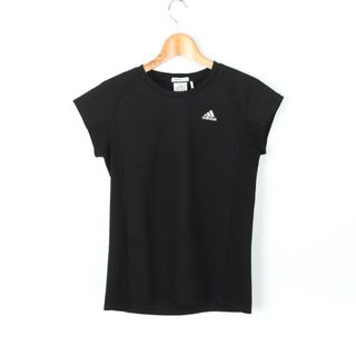 アディダス(adidas)のアディダス 半袖Tシャツ クライマクール UVケア スポーツウエア レディース Mサイズ ブラック adidas(Tシャツ(半袖/袖なし))