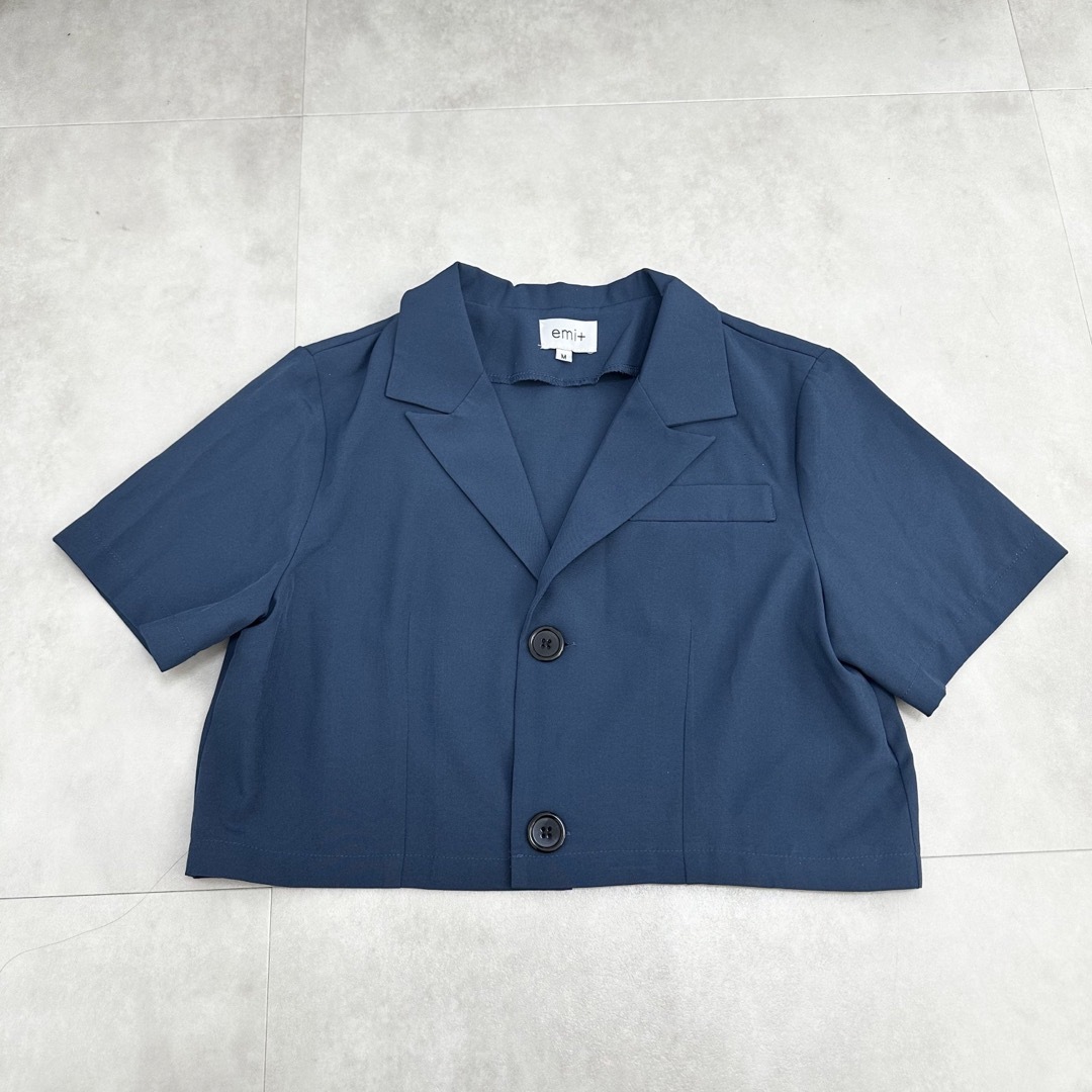 【emi＋】エミプラス セットアップ 半袖 サマージャケット パンツ レディースのフォーマル/ドレス(スーツ)の商品写真