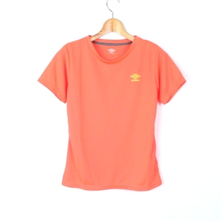 アンブロ 半袖Tシャツワンポイントロゴスポーツウエア未使用品 レディース Lサイズ オレンジ UMBRO(Tシャツ(半袖/袖なし))