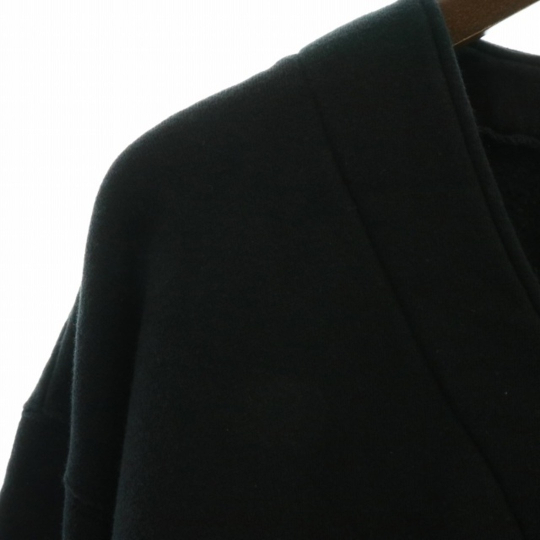 Dickies(ディッキーズ)のDickies ノーカラージャケット ブルゾン ジップアップ 裏起毛 S 黒 メンズのジャケット/アウター(ブルゾン)の商品写真