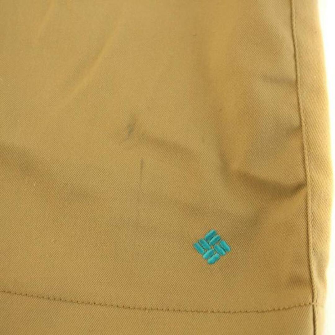 Columbia(コロンビア)のコロンビア 台形スカート ミニ丈 ジップフライ ロゴ刺繍 M ベージュ レディースのスカート(ミニスカート)の商品写真