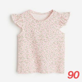 エイチアンドエム(H&M)の｜新品未開封｜ h&m エイチアンドエム 花柄 半袖 ティシャツ 女の子 90(Tシャツ/カットソー)