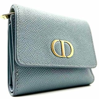 クリスチャンディオール(Christian Dior)の《美品》Christian Dior モンテーニュ CDロゴ レザー 三つ折財布(財布)