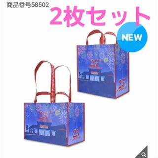 コストコ(コストコ)のコストコ　ショッピングバック　25周年記念デザイン　新品　大小 2枚セット(エコバッグ)