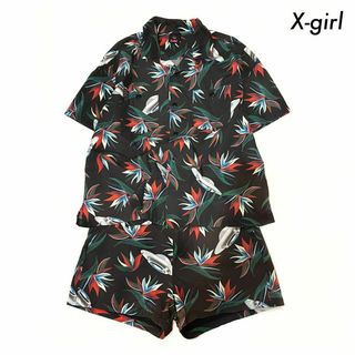 X-girl - X-girl エックスガール★セットアップ アロハシャツ ショートパンツ