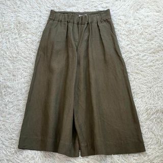 MARGARET HOWELL - 【美品】マーガレットハウエル　リネン100% ワイド フレア パンツ　21SS