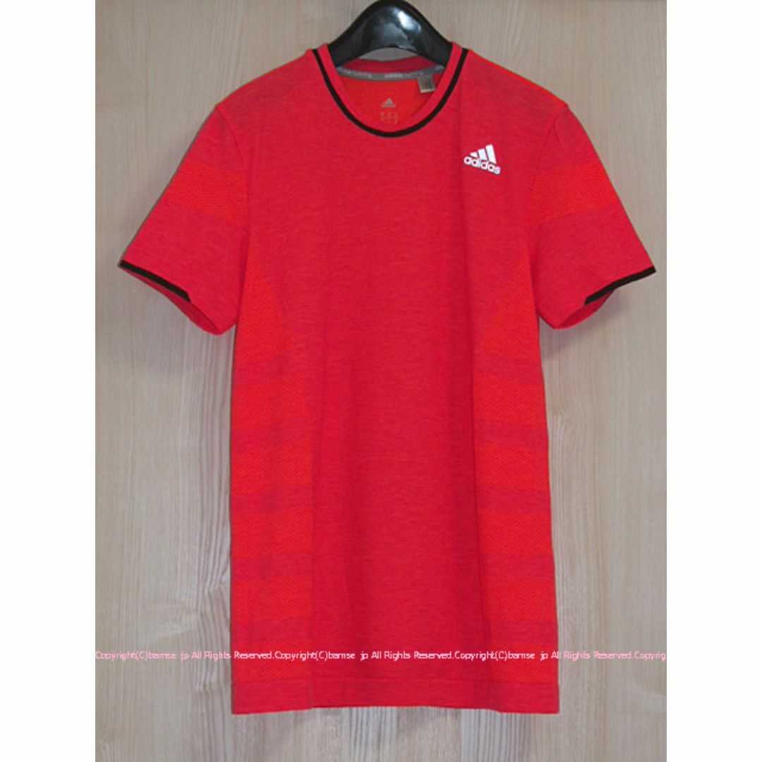 adidas(アディダス)のadidas アディダス お洒落なプライムニット デザインTシャツ/L メンズのトップス(Tシャツ/カットソー(半袖/袖なし))の商品写真