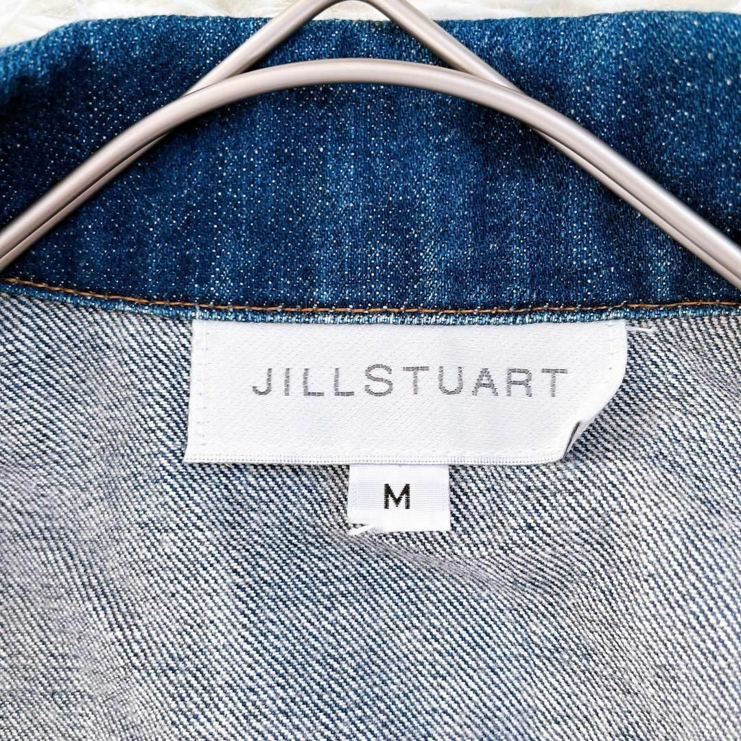 JILLSTUART(ジルスチュアート)の【JILL STUART】ジルスチュアート（M）デニムジャケット ショート丈 レディースのジャケット/アウター(Gジャン/デニムジャケット)の商品写真
