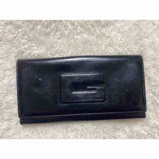 グッチ(Gucci)のGUCCI　グッチ　型押し　エナメル　長財布(財布)