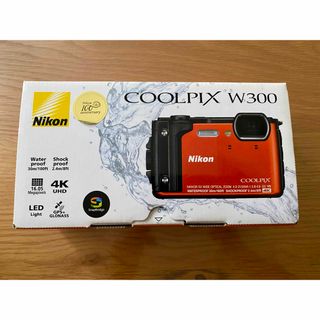 ニコン(Nikon)のNikon COOLPIX W W300 ORANGE  美品(コンパクトデジタルカメラ)