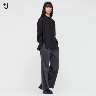 ジルサンダー(Jil Sander)のUNIQLO  +J ワイドパンツ　67(カジュアルパンツ)