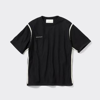 ジーユー(GU)の40. リバーシブルT(5分袖) beautiful people ブラック(Tシャツ/カットソー(半袖/袖なし))