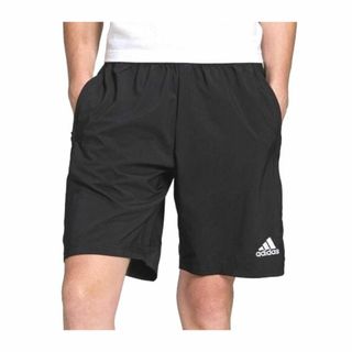 アディダス(adidas)のadidas アディダス ハーフパンツ ジップポケット 黒黒 (2XL)★新品(ウェア)