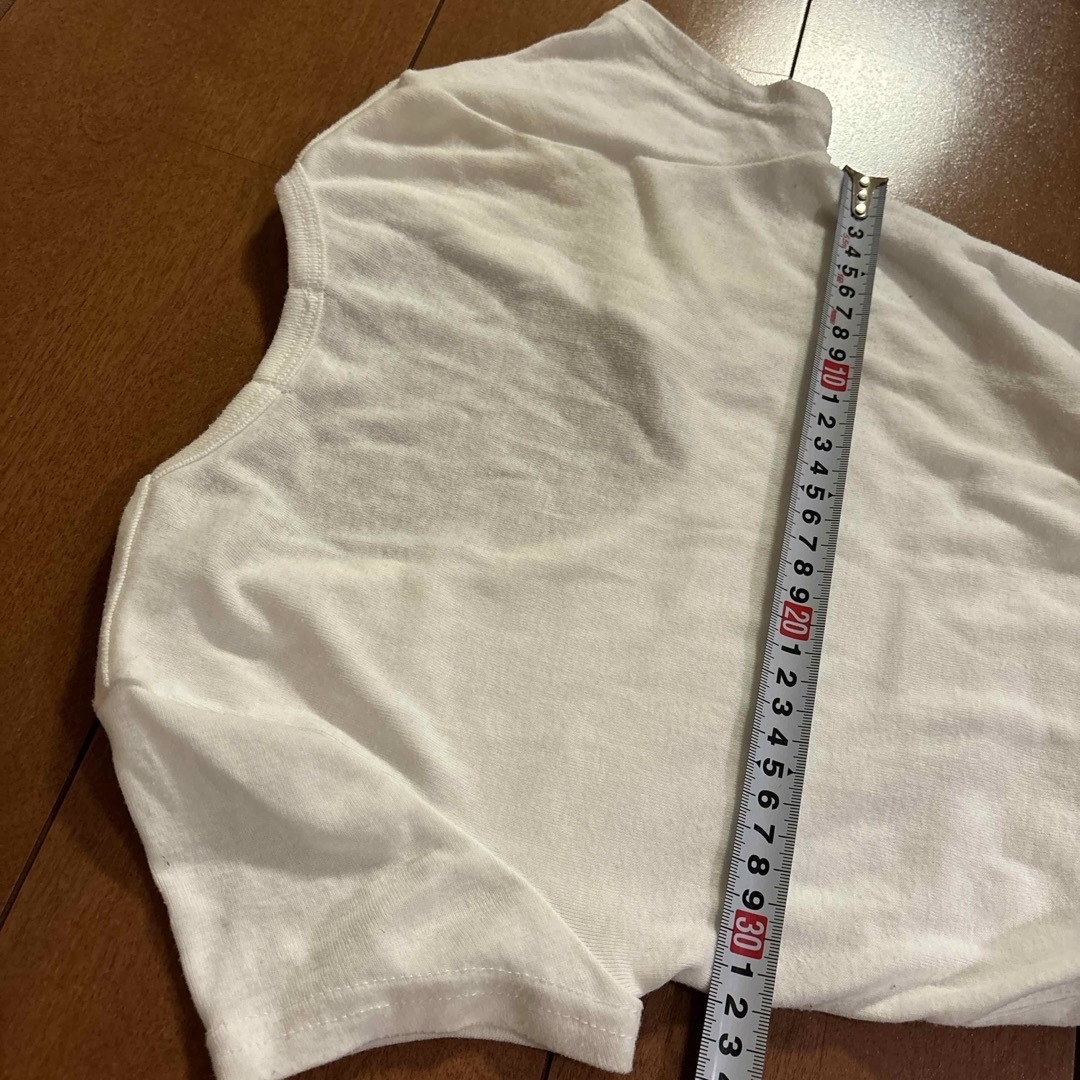 DouDou(ドゥドゥ)のレディース インナー 半袖 Tシャツ 白 Mサイズ レディースのトップス(Tシャツ(半袖/袖なし))の商品写真