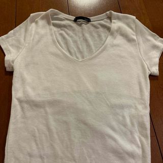 ドゥドゥ(DouDou)のレディース インナー 半袖 Tシャツ 白 Mサイズ(Tシャツ(半袖/袖なし))