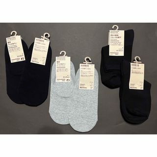 ムジルシリョウヒン(MUJI (無印良品))の無印良品 薄手フットカバー &ショート丈靴下　新品  6足おまとめ  (ソックス)