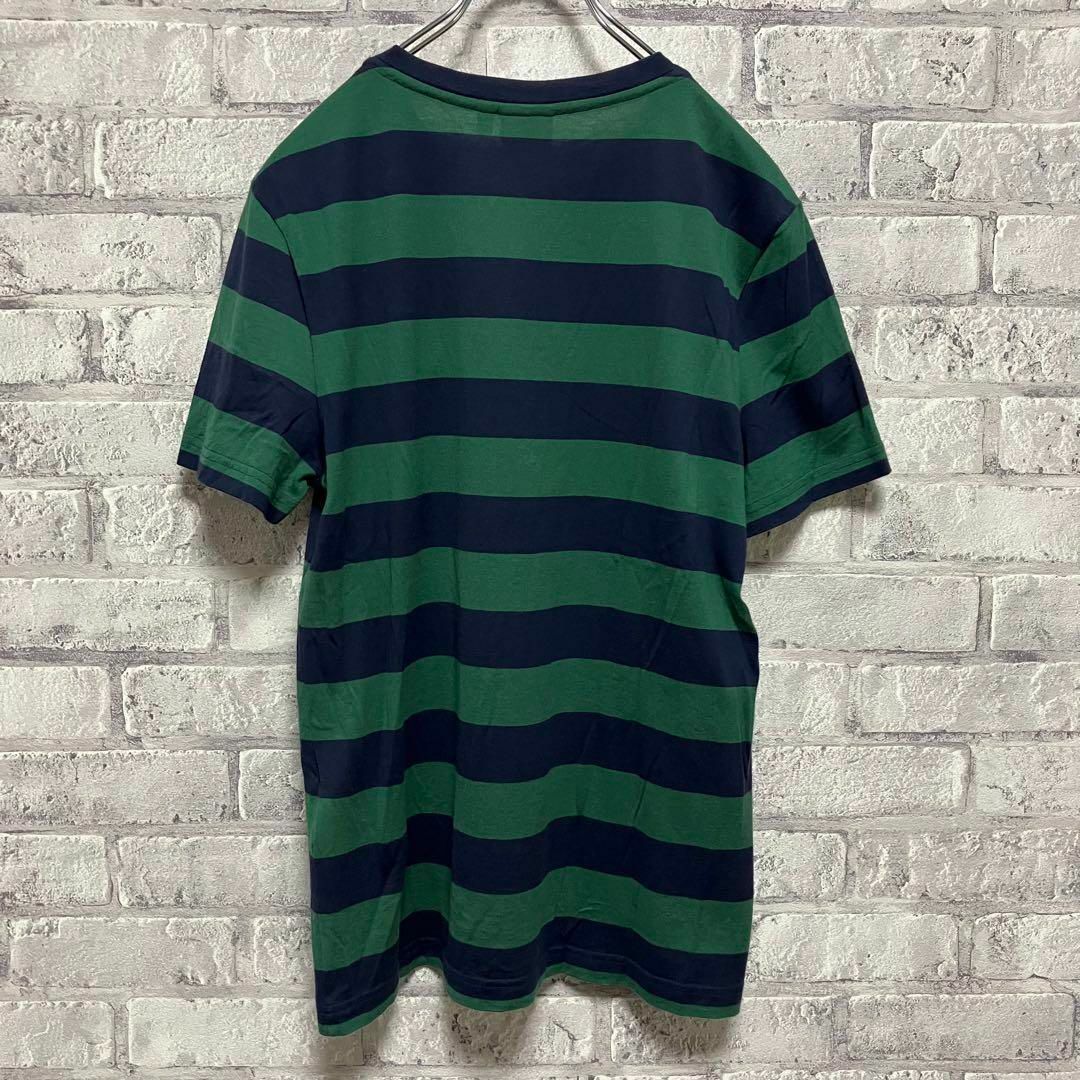 LACOSTE(ラコステ)の【LACOSTE】ラコステ Tシャツ 半袖 ボーダー お洒落 サイズ4 メンズのトップス(Tシャツ/カットソー(半袖/袖なし))の商品写真