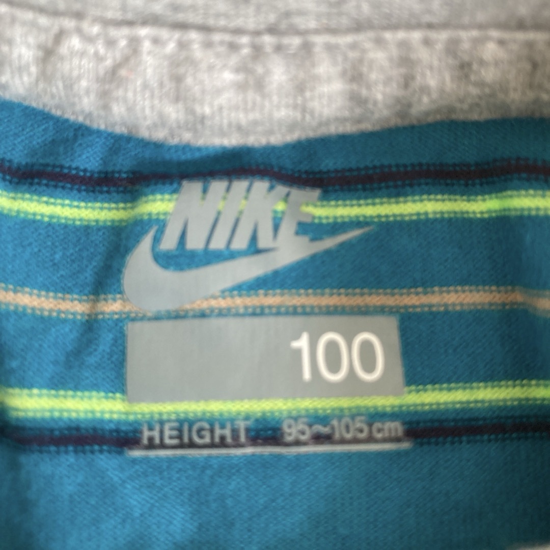 NIKE(ナイキ)のNIKE 100cm ボーダー 半袖Tシャツ キッズ/ベビー/マタニティのキッズ服男の子用(90cm~)(Tシャツ/カットソー)の商品写真