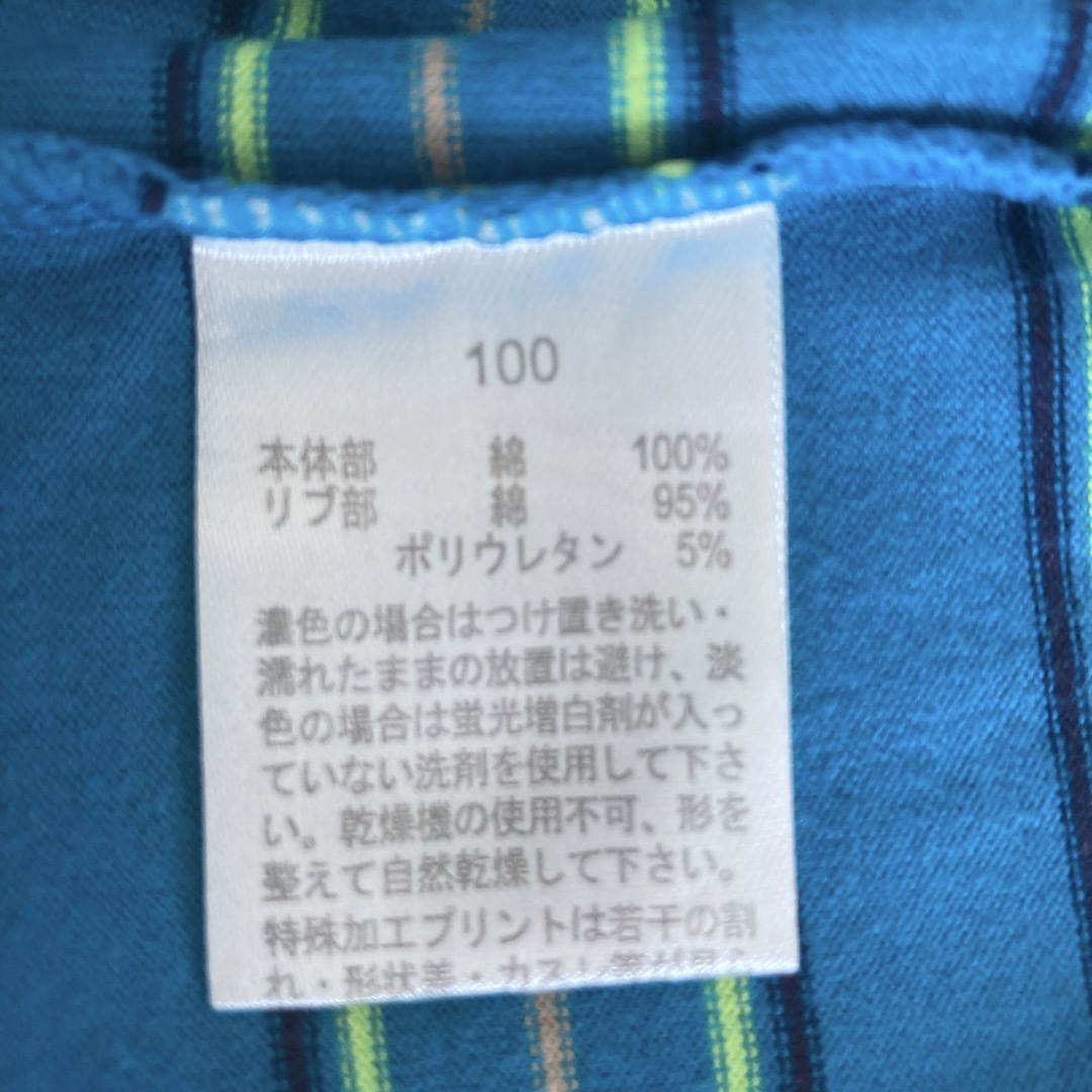 NIKE(ナイキ)のNIKE 100cm ボーダー 半袖Tシャツ キッズ/ベビー/マタニティのキッズ服男の子用(90cm~)(Tシャツ/カットソー)の商品写真