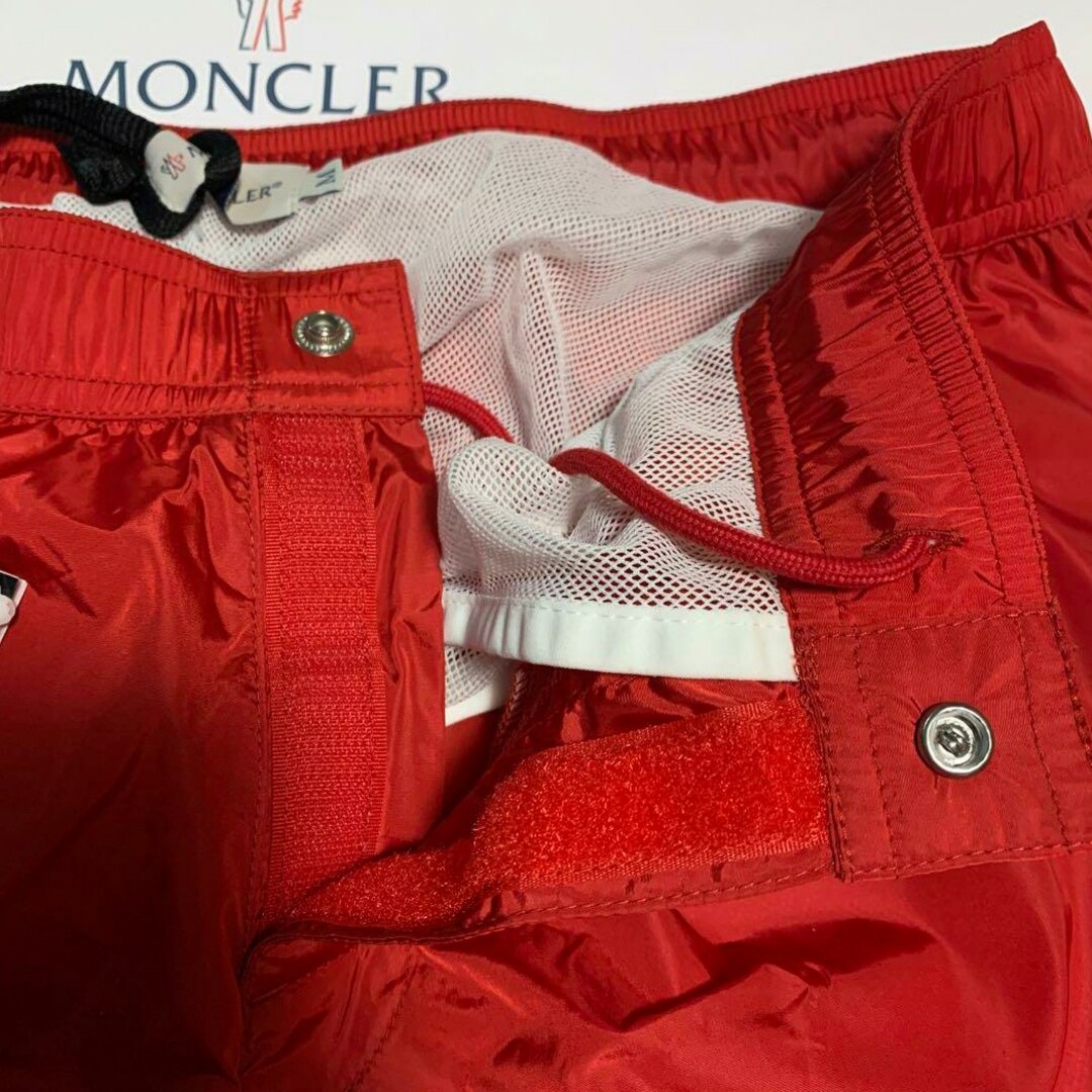 MONCLER 1952 BOXER MARE スイムパンツ レッド M メンズ|水着 MONCLER 1952 BOXER MARE スイムパンツ レッド M メンズ|水着