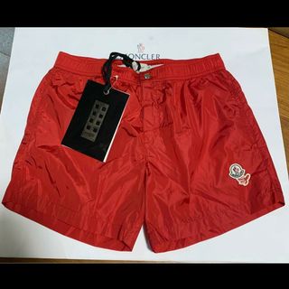 MONCLER - MONCLER 1952 BOXER MARE スイムパンツ レッド　M